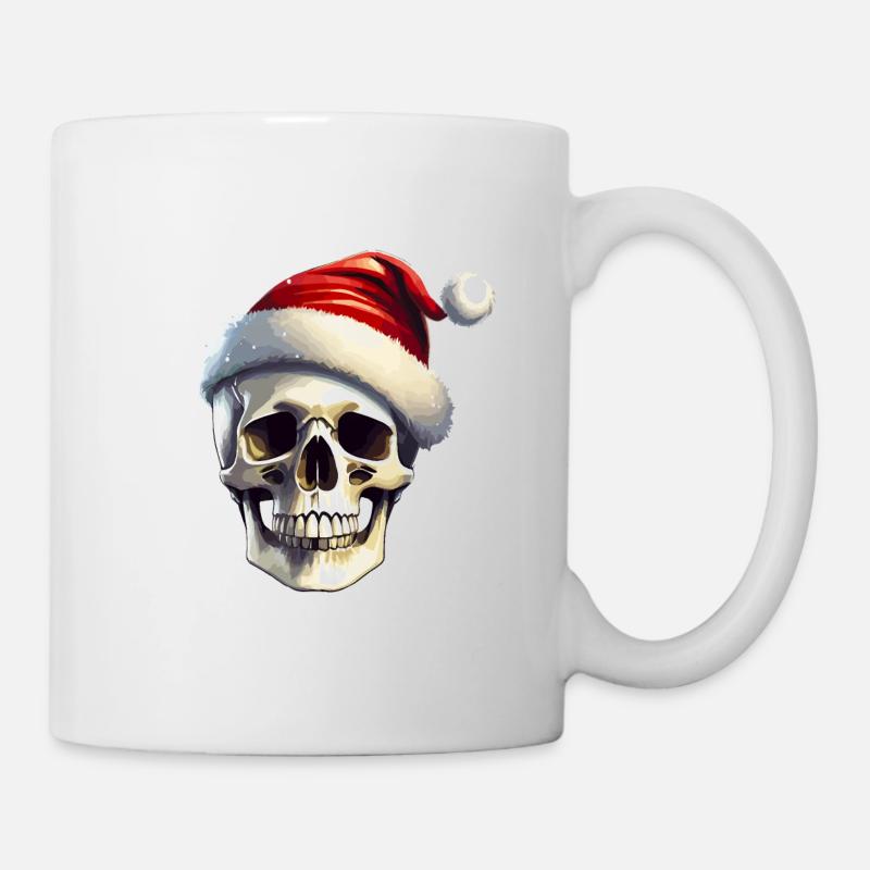Skull Christmas - Mug - white