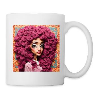 Hairstyle #4 - Mug blanc - blanc - Droite