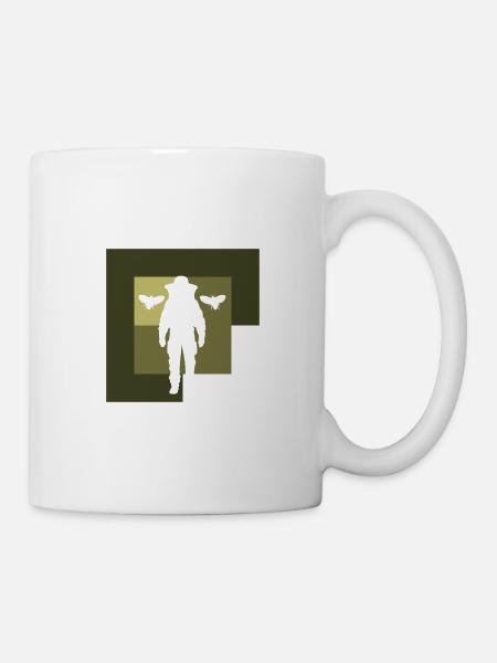 Imker Wabe Bienen - Tasse - Weiß