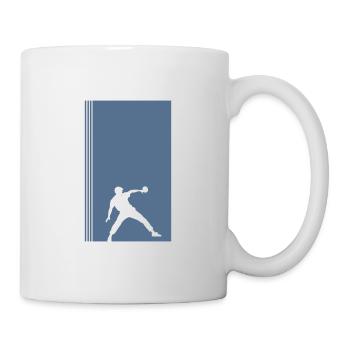 Table tennis, table tennis rackets, tennis - Mug - white - Right