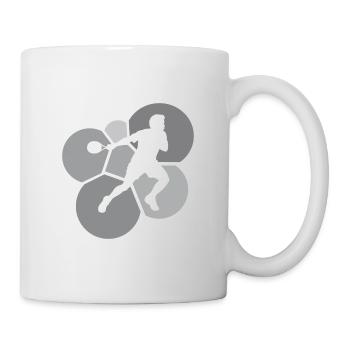 Raquette de squash Joueur de squash Joueur de squash - Mug blanc - blanc - Droite