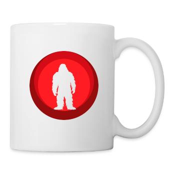 Lochness Big foot Yeti - Mug - white - Right