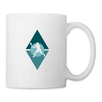 Schläger Squashschläger Schläger - Tasse - Weiß - Rechts