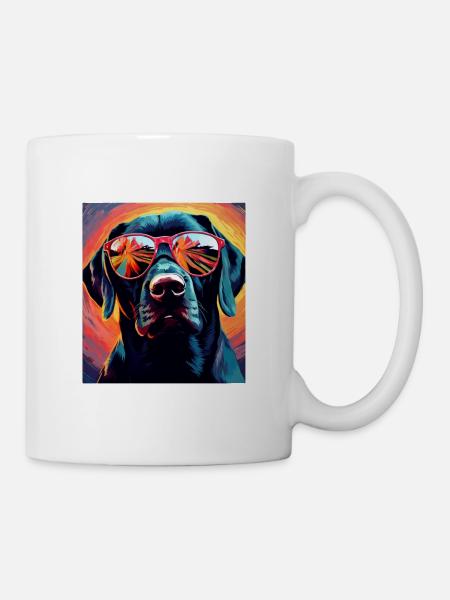 Labrador Cool - Chien Labrador - Mug blanc - blanc