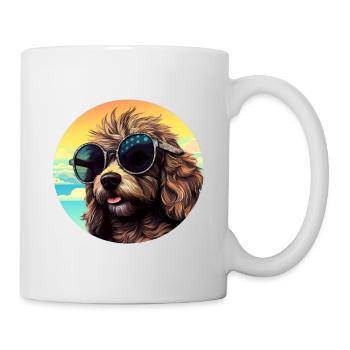 Labradoodle Cool - Labradoodle Hund - Tasse - Weiß - Rechts