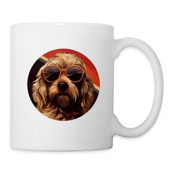 Labradoodle Cool - Labradoodle Hund - Tasse - Weiß - Rechts