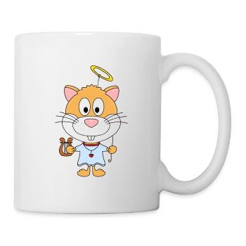 ENGEL - HAMSTER - TIER - TIERISCH - Tasse - Weiß - Rechts