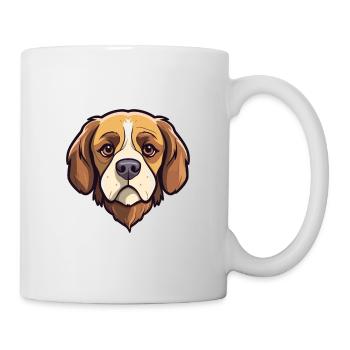 Sapsali Dog Breed Cartoon Kawaii Illustration - Mug - white - Right