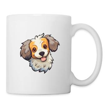 Jouet russe chien race dessin animé kawaii illustration - Mug blanc - blanc - Droite