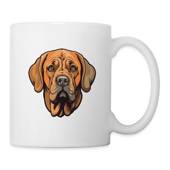 Spanish Mastiff Dog Breed Cartoon Kawaii Illustrat - Mug - white - Right