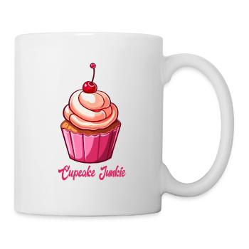 Cupcake Junkie Cupcakes Candy Baked Goods - Mug - white - Right