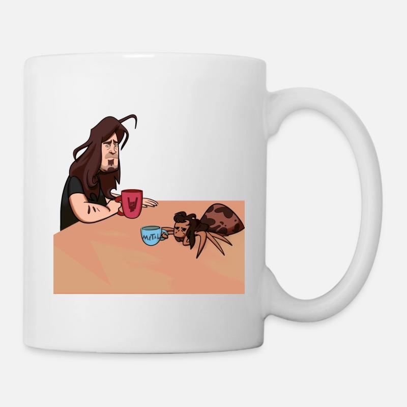 morning grumpy - Tasse - Weiß