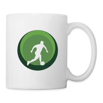 Beachball Beachball Beach Soccer - Tasse - Weiß - Rechts
