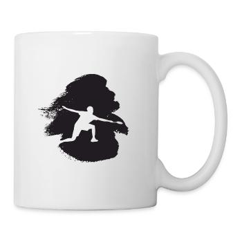 Badminton Drop Badminton - Tasse - Weiß - Rechts