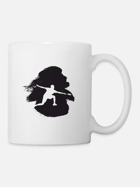 Badminton Drop Badminton - Tasse - Weiß