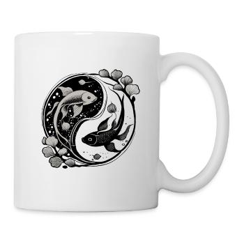 Yin and yang, symbol of serenity - Mug - white - Right