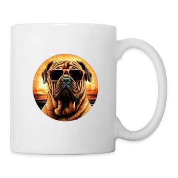 Shar Pei Cool - Shar Pei Hund - Tasse - Weiß - Rechts