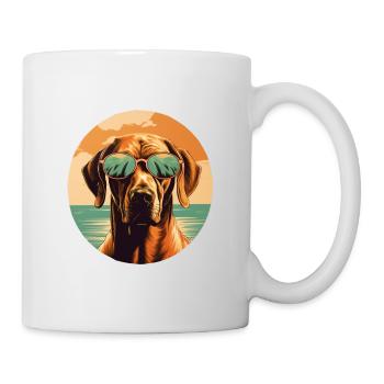 Rhodesian Ridgeback Cool - Rhodesian Ridgeback - Mug blanc - blanc - Droite