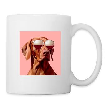 Vizsla Cool - Vizsla Chien - Mug blanc - blanc - Droite