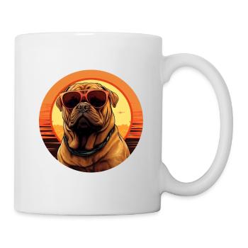 Shar Pei Cool - Shar Pei Hund - Tasse - Weiß - Rechts