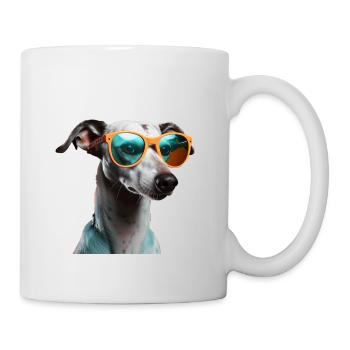 Whippet Cool - Whippet Hund - Tasse - Weiß - Rechts