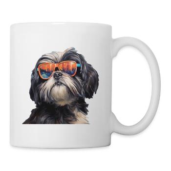 Shih Tzu Cool - Shih Tzu Hund - Tasse - Weiß - Rechts