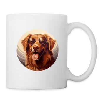 Nouvelle-Écosse Duck Tolling Retriever Cool - Mug blanc - blanc - Droite