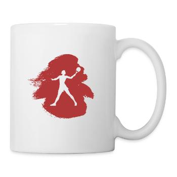 Beachball Beach Tennis Beach Tennis - Tasse - Weiß - Rechts