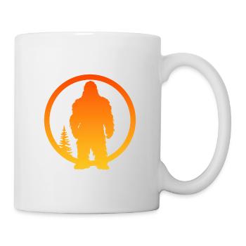 Big foot Big foot Yeti Bigfoot - Tasse - Weiß - Rechts