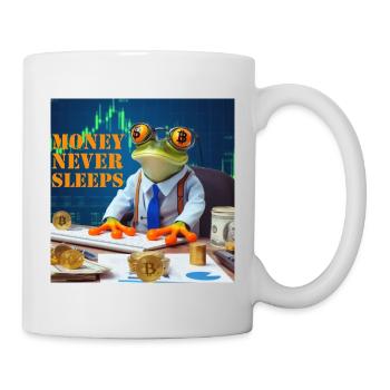 Wallstreet DividendenFrosch - Tasse - Weiß - Rechts