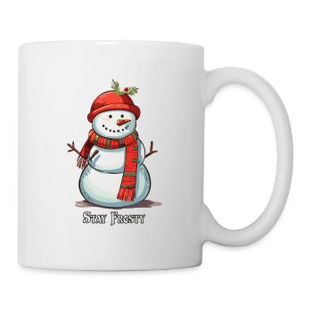 Funny snowman Stay Frosty - Mug - white - Right
