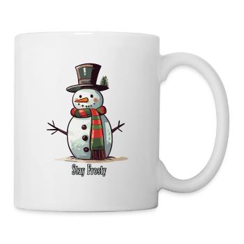 Funny snowman Stay Frosty - Mug - white - Right