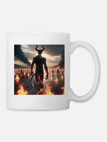 Follow Me to the Abyss - Infernal Devil's Pact #08 - Mug - white