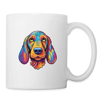 American Waterhound Dog Breed Cartoon Kawaii Illus - Mug - white - Right