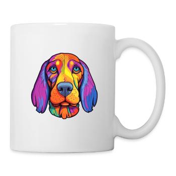 Bruno Jura Hund Rasse Cartoon Kawaii Illustra - Tasse - Weiß - Rechts