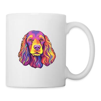 Boykin Spaniel Dog Breed Cartoon Kawaii Illustrati - Mug - white - Right