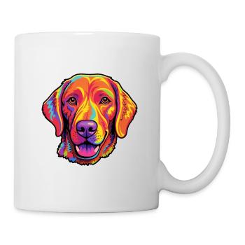Chesapeake Bay Retriever Dog Breed Cartoon Kawaii - Mug - white - Right