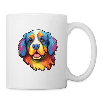 Berner Laufhund Dog Breed Cartoon Kawaii Illustrat - Mug - white - Right