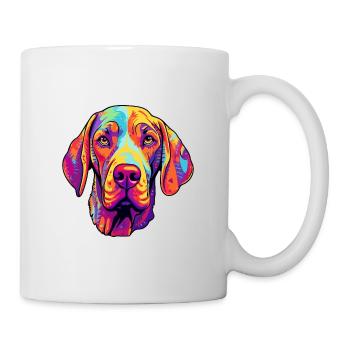 Burgos Pointer Chien Race Cartoon Kawaii Illustrati - Mug blanc - blanc - Droite