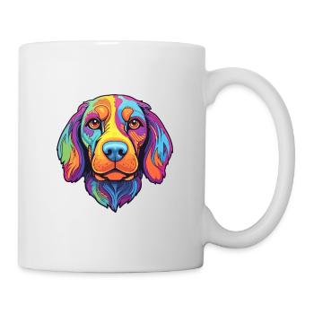 Cao Da Serra De Aires Hunderasse Cartoon Kawaii Ill - Tasse - Weiß - Rechts