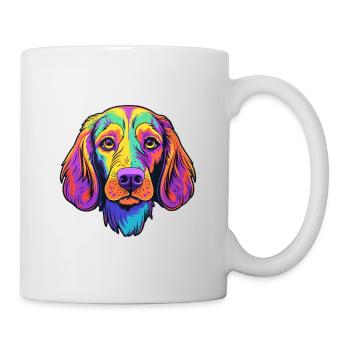 Chien Francais Dog Breed Cartoon Kawaii Illustrati - Mug - white - Right