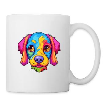 Cierny Sery Dog Breed Cartoon Kawaii Illustration - Mug - white - Right