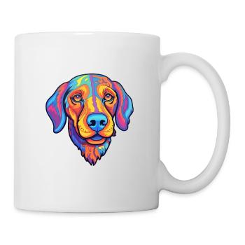 Cimarron Uruguayo Dog Breed Cartoon Kawaii Illustr - Mug - white - Right