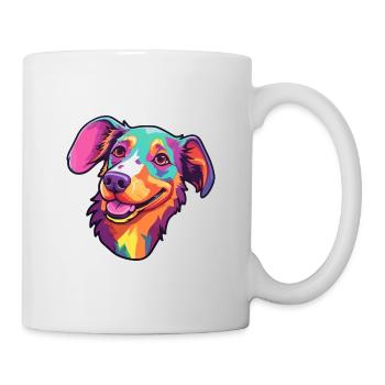 Danois Suédois Farmdog Race Chien Cartoon Kawaii Il - Mug blanc - blanc - Droite