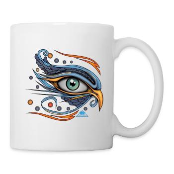 Symbole de l’œil d’Horus - Mug blanc - blanc - Droite