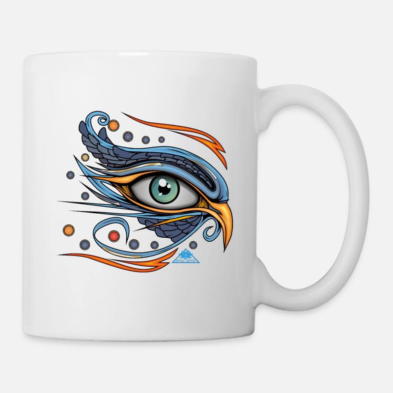 Symbole de l’œil d’Horus - Mug blanc - blanc