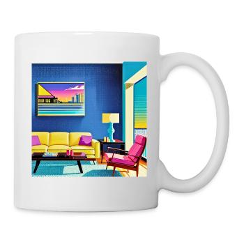 Sommernachmittag - Tasse - Weiß - Rechts