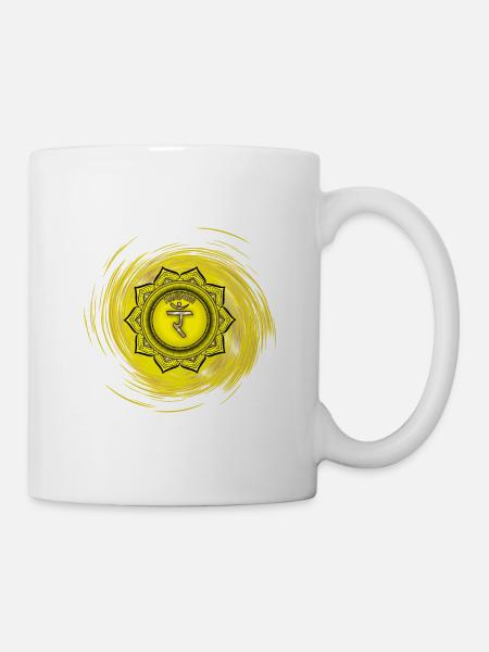 Manipura Troisième Chakra - Mug blanc - blanc