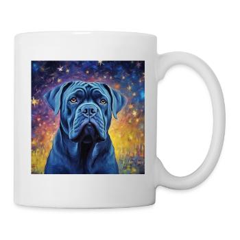Cane Corso Nuit étoilée - Mug blanc - blanc - Droite