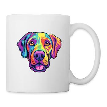 Gascon Saintongeois Dog Breed Cartoon Kawaii Illus - Mug - white - Right
